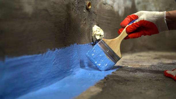 Commercial Waterproofing project at a Lexington, WA business property by SJ Waterproofing Pros